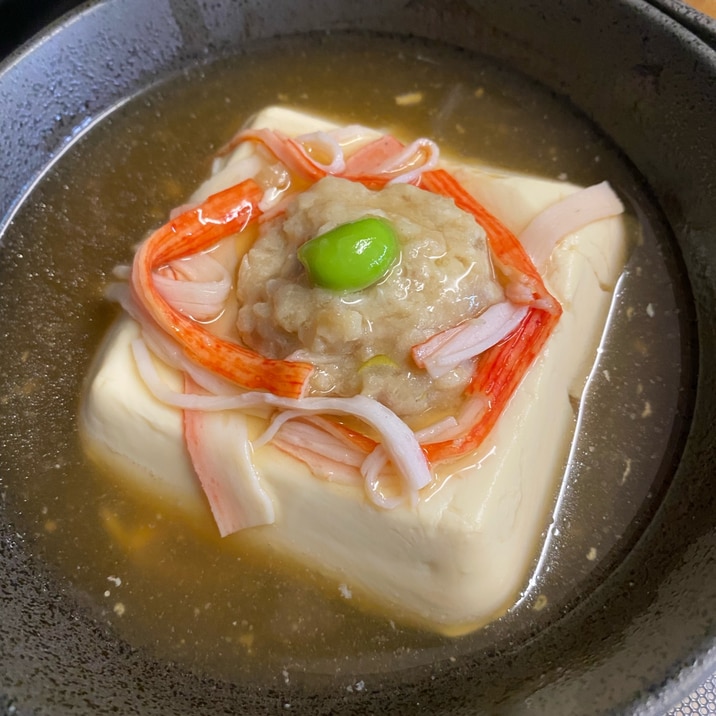 一人前は丸ごと1パック❣️豆腐の鶏団子あんかけ